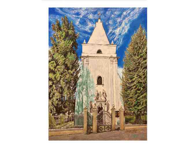 "Country Church" original painting by HSAS parent Pawel Nycz-Wasilec - Photo 1