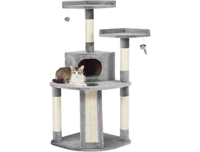 Couch Purr-tato Cat Basket with Cat Tree&Condo! - Photo 2