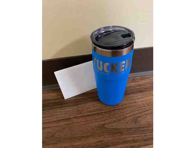 $100 Gift Card to Tuckers with Travel Mug
