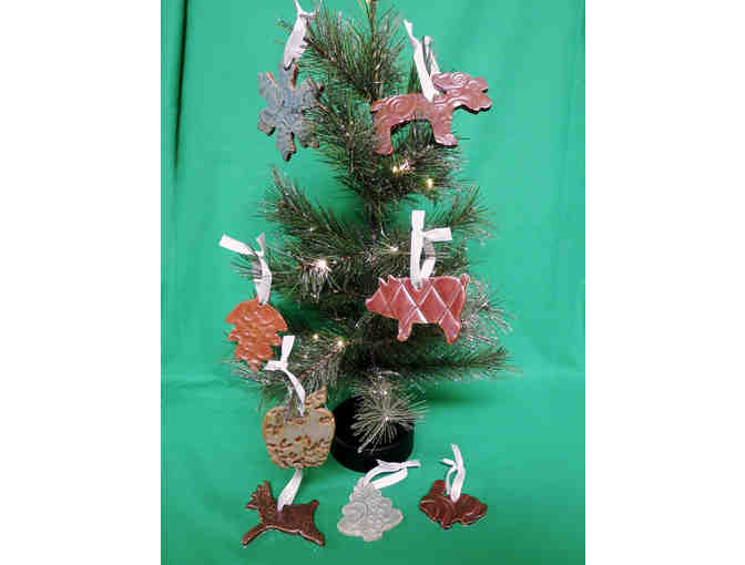 Pottery Ornaments - In the Country Themed
