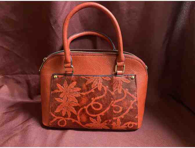 Red Leather Handbag