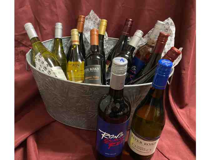Basket of Premium Napa Valley Wine