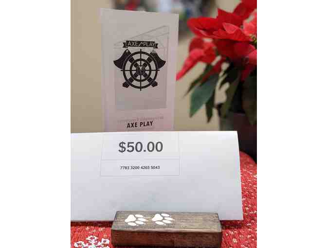 Axe Play Gift Card $50