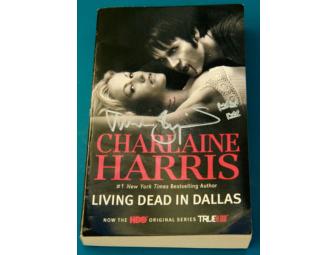 Charlaine Harris', 'Living Dead in Dallas' book signed by Alexander Skarsgard