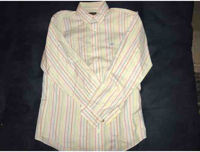Brooks Brothers Boy's Tailored  Stripe Shirt - Photo 1