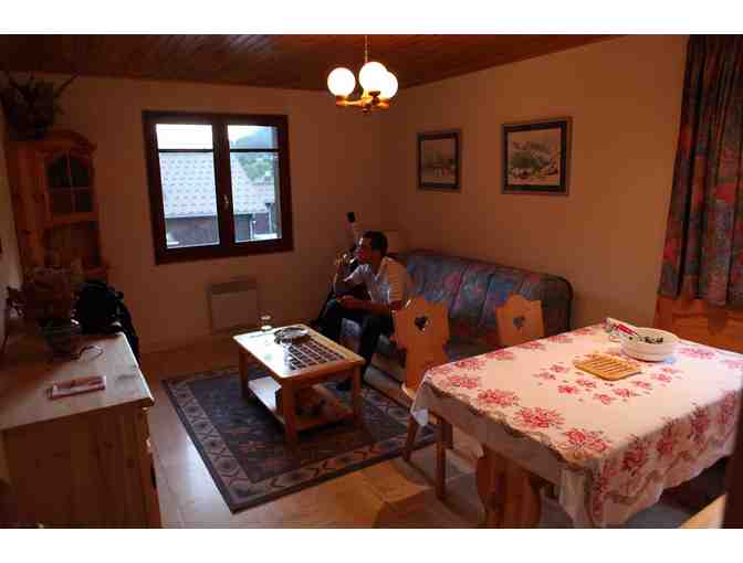 ONE WEEK IN A CHALET APARTMENT near CHAMONIX, FRANCE