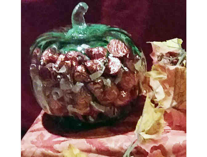Candy Filled Crystal Pumpkin - Small
