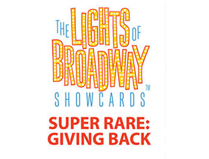 SUPER RARE SIGNED NUMBERED Lights of Broadway Showcard Lesli Margherita and Stewie