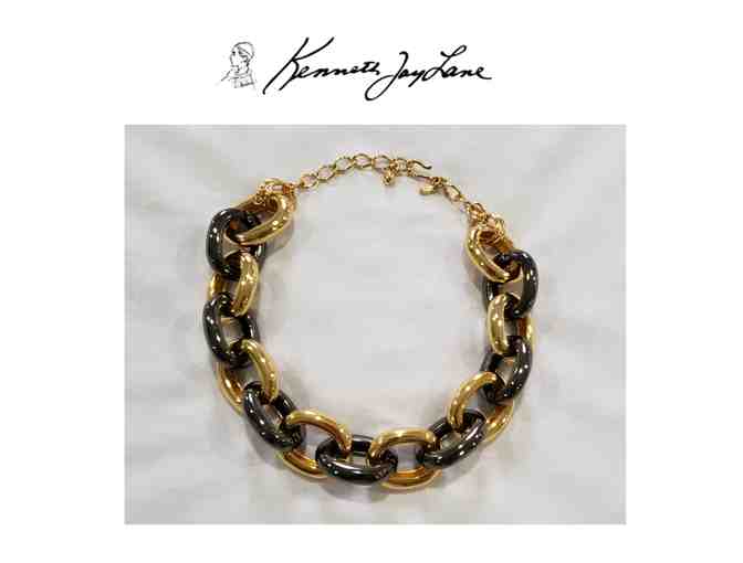 Kenneth Jay Lane - Vintage - Classic Chain Link Statement Necklace - Photo 1