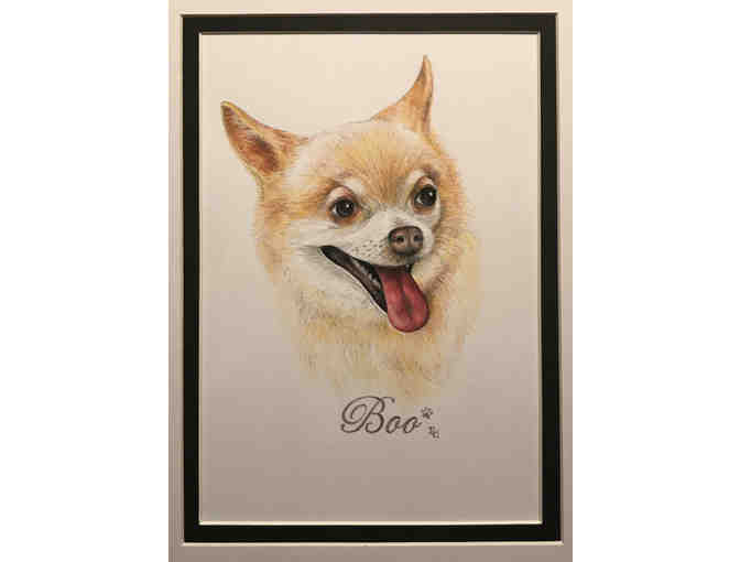 One-Of-A-Kind Framed Portrait of your beloved Pet by Emma Citron