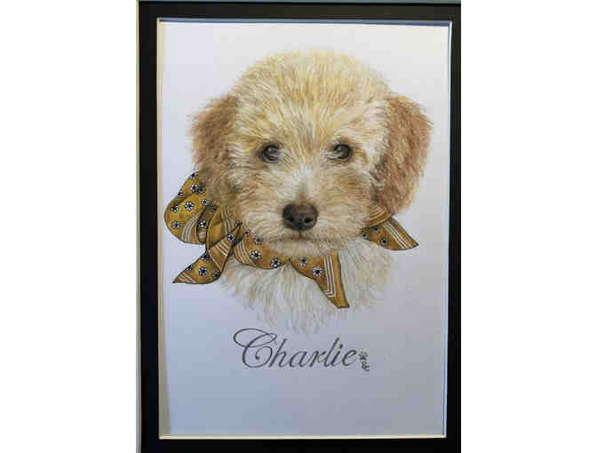 One-Of-A-Kind Framed Portrait of your beloved Pet by Emma Citron