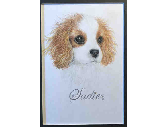 One-Of-A-Kind Framed Portrait of your beloved Pet by Emma Citron