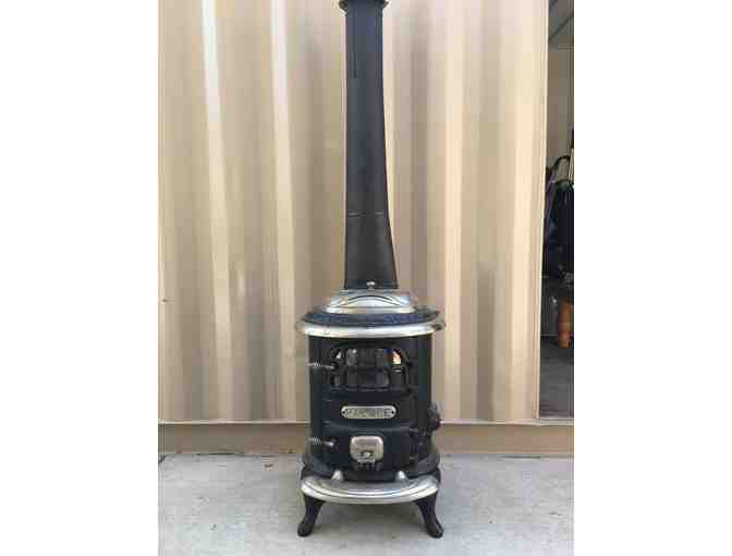 PALACE Cast Iron Cylinder Parlor Stove (unrestored)