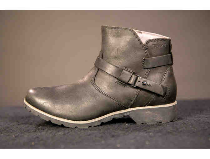 Teva De La Vina Leather Women's Ankle Boot (Size 7 - Black)