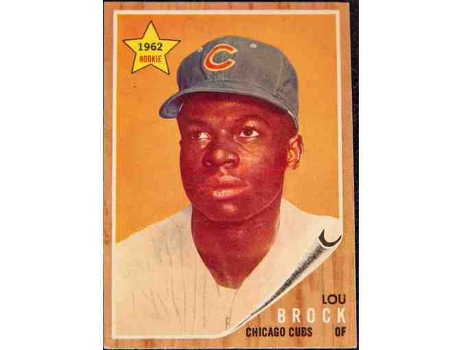 1962 Lou Brock Rookie Card by Topps