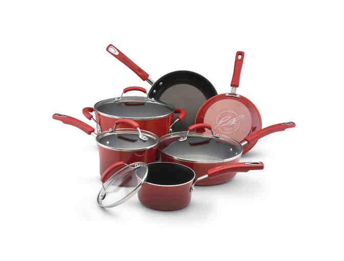 10 Piece Rachael Ray Cookware Set & 2 Cookbooks - Photo 1