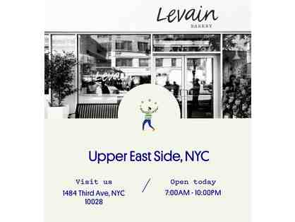 Levain Bakery Dzn Classic Cookies Gift Card (UES location)