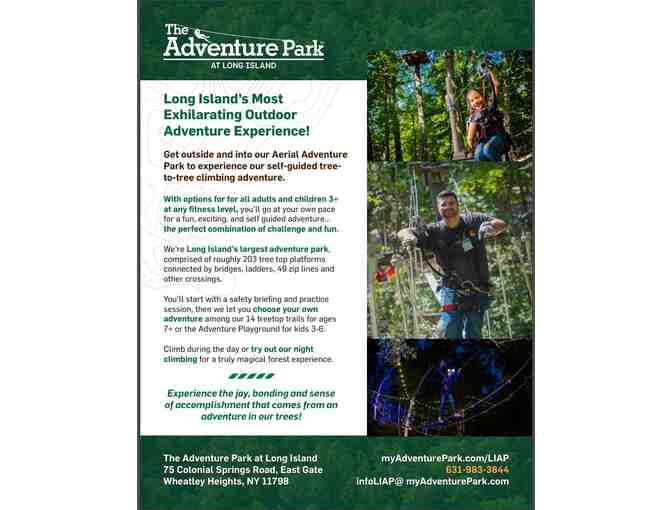 Adventure Park (Long Island), $69/1 person admission