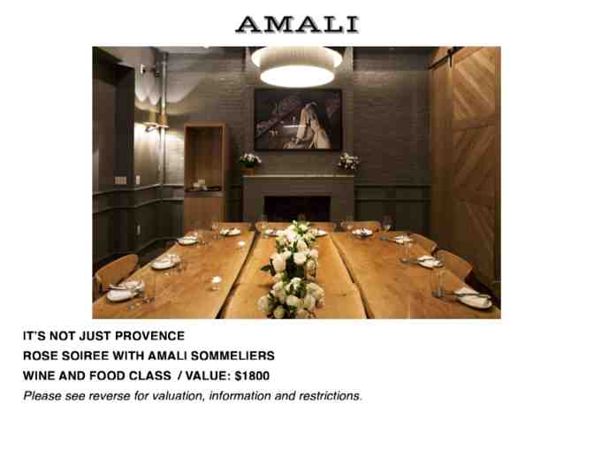 Amali (Wine & Food Class for 10) - Photo 1