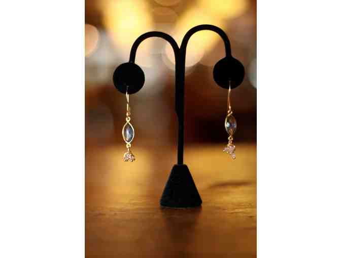 Trio of Trinkets: Semi-precious stones, gold plated and fresh water pearl Earrings!