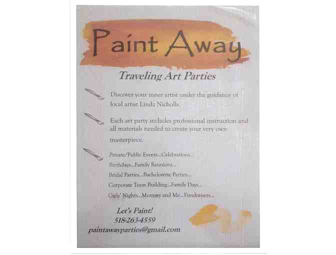 'Paint Away' Traveling Art Party 50% OFF (1 session, min. 8 guests)