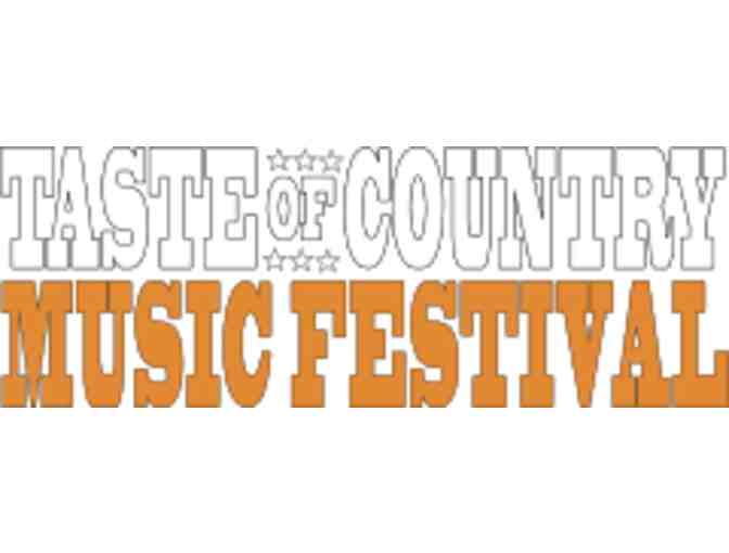 2018 Taste of Country Music Festival Pair of 3 day General Admission Passes - Photo 2