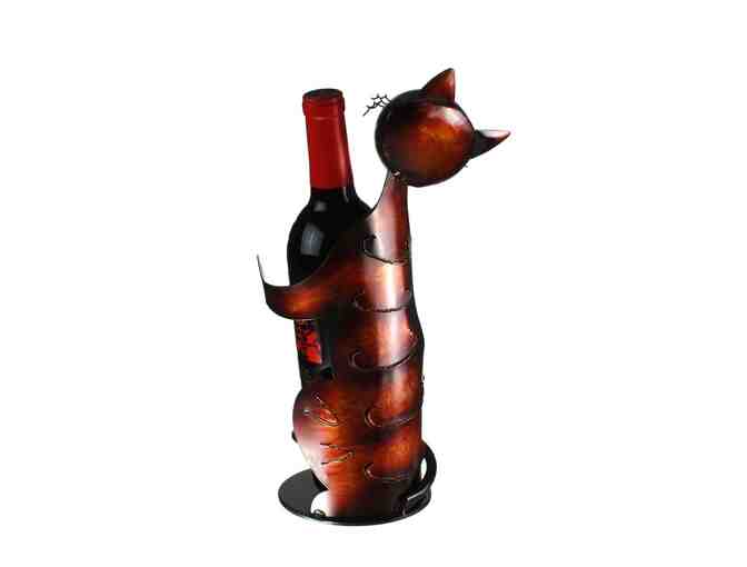 Copper Cat Bottle Holder