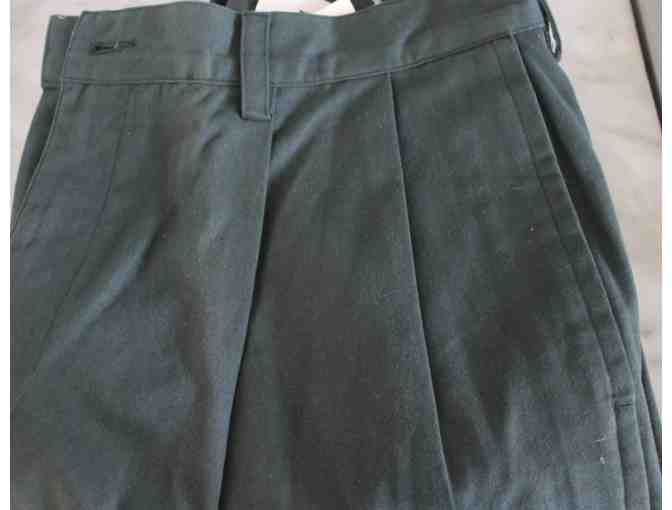 Nautica Casual Cuffed Twill Pant in Ivy