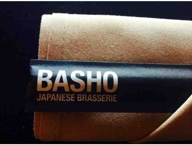 $250 Gift Certificate to Basho Japanese Restaurant