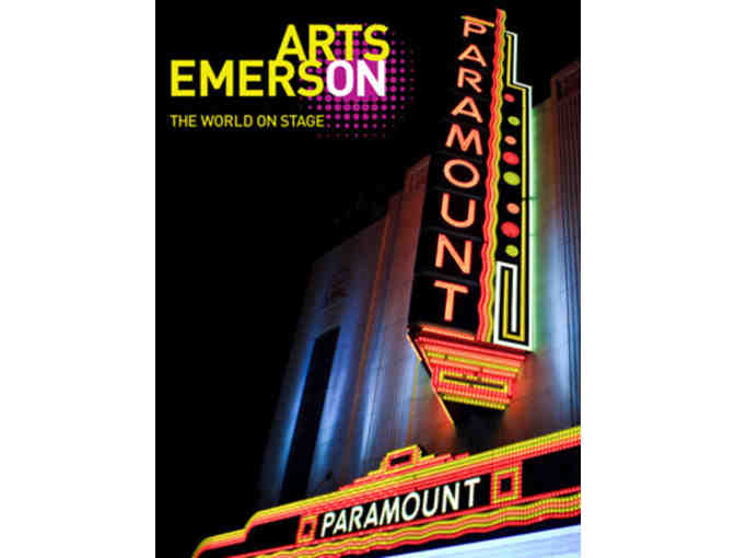 Four tickets to any performance at ArtsEmerson
