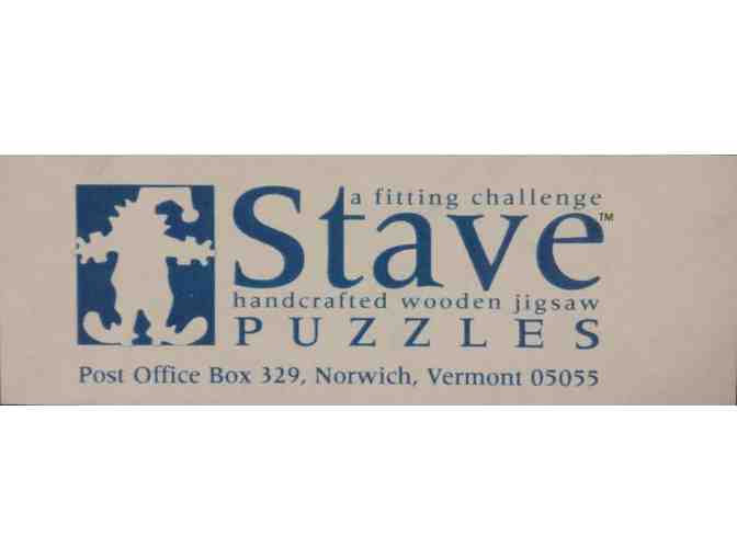 A Stave hand-crafted wooden jigsaw puzzle