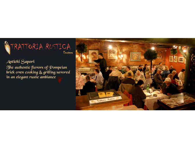 Two tickets to Barrington Stage and $100 to Trattoria Rustica