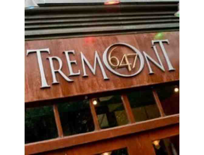 $50 gift card to Tremont 647