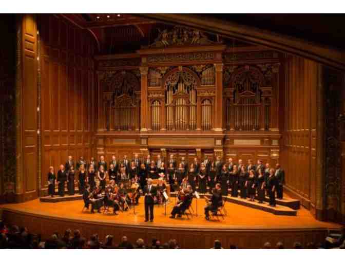 VIP subscription for two to Cantata Singers 2017-2018 Season