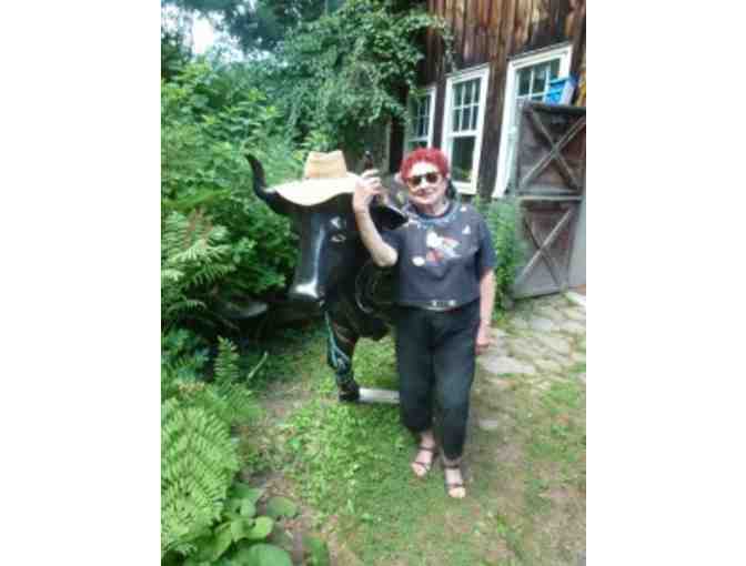 Stoneware Leaf Bowl by Clay Artist, Connie Bracci-McIndoe