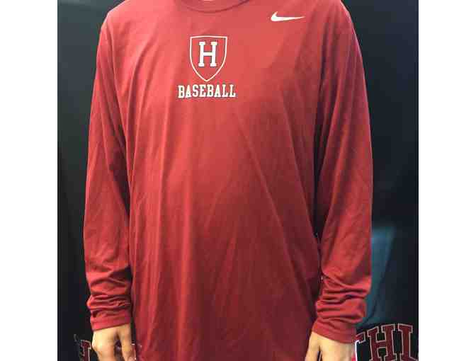 Harvard Baseball Long Sleeve Nike Dri-fit