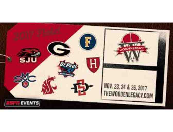 2 Premium Tickets to the Wooden Legacy Tournament (All 12 games) - Photo 1