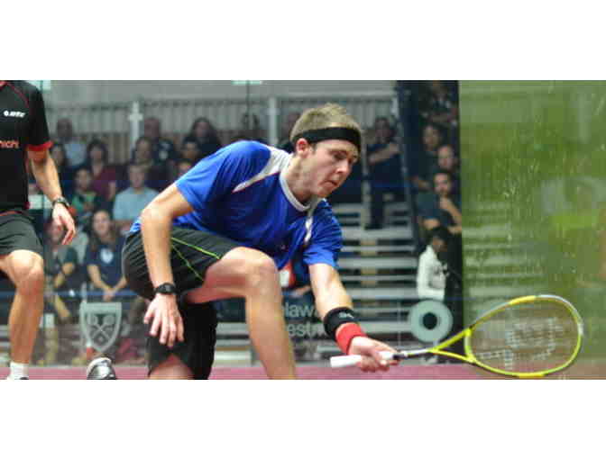 Challenge the Pro Squash Match against #16 in the world, Ryan Cuskelly