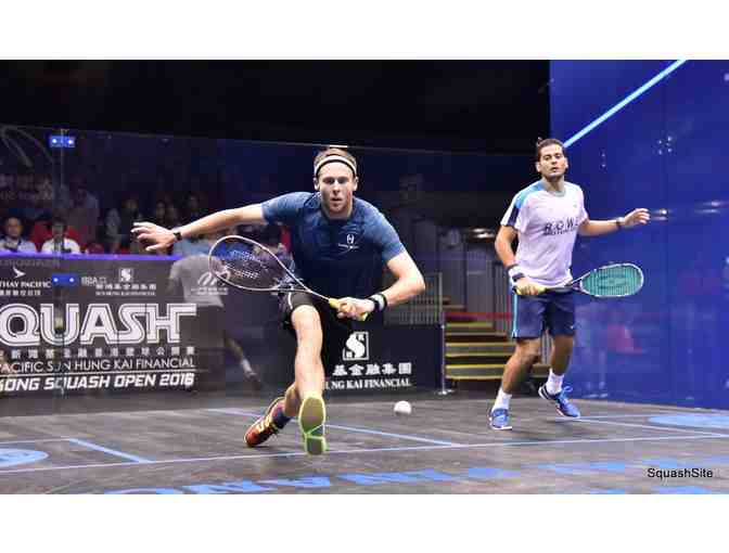 Challenge the Pro Squash Match against #16 in the world, Ryan Cuskelly