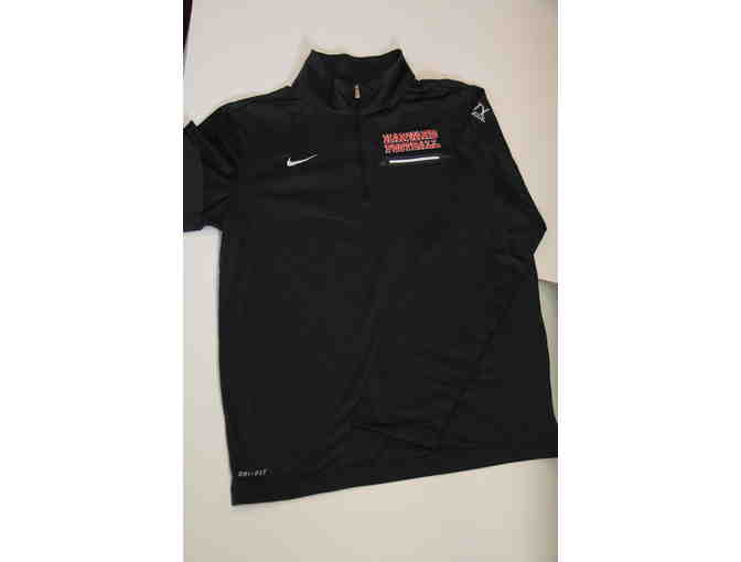 Harvard Football Grey/Black 1/4 Zip Jacket