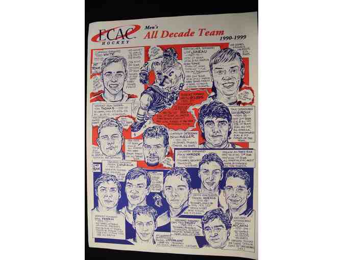 1990-99 ECAC Hockey Men's All-Decade Team Caricature
