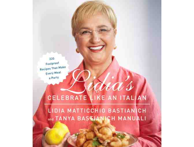 Signed Lidia Bastianich Cookbook
