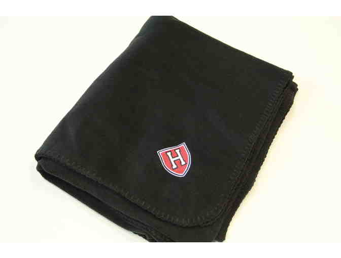 Harvard Shield Fleece Blanket