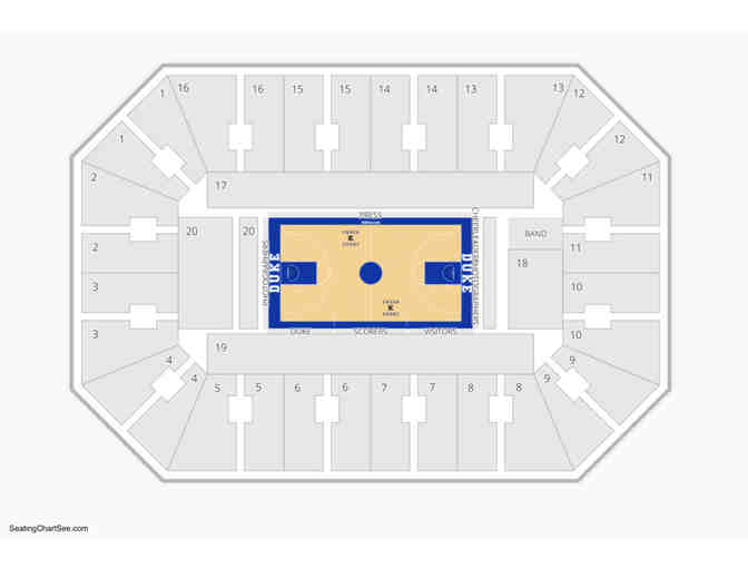 2 Tickets - Duke Men's Basketball vs. Eastern Michigan on Wed, Nov. 14th!