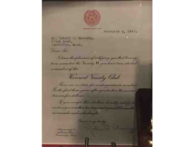 6. Harvard Varsity Club Student-Athlete Certificates