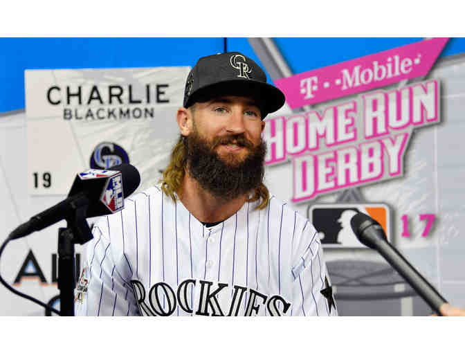 Charlie Blackmon Signed Baseball Bat