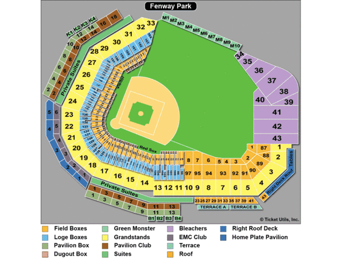 Red Sox Tickets - Pavilion Box (4) - Any 2020 Regular Season Game - Photo 2