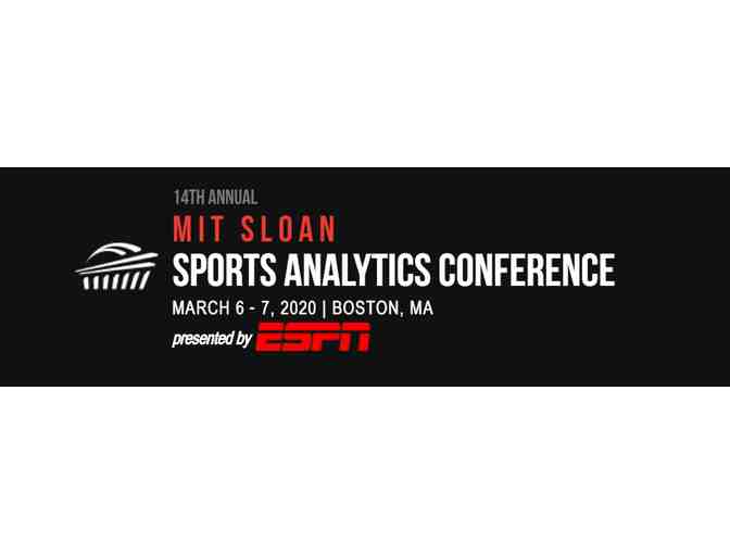 2020 MIT Sloan Sports Analytics Conference - Two General Admission Tickets - Photo 1