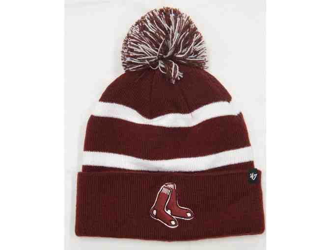 Crimson Red Sox Winter Hat