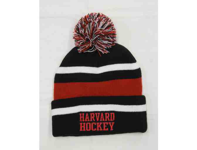 Harvard Hockey Black Winter Hat